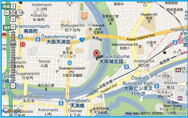 大阪造幣局位置圖