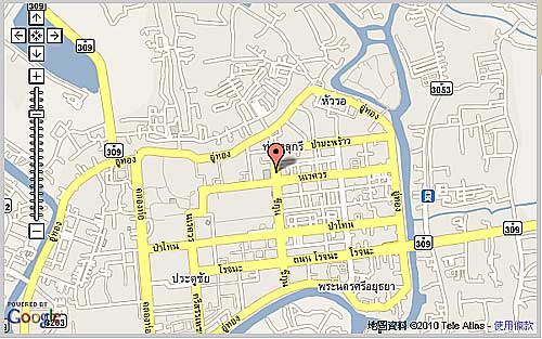 泰國::瑪哈泰寺地理位置圖
