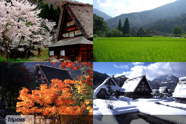 四季景色大有不同的合掌村。（圖片提供／岐阜県白川村役場）