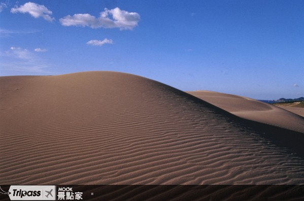 鳥取砂丘的沙漠景色很具氣勢
