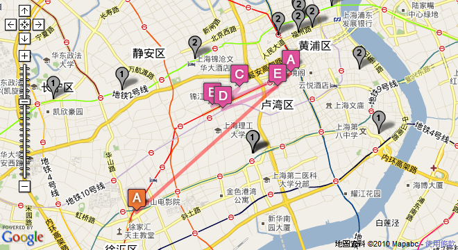 上海藝術x時尚輕旅行：Day3路線圖，點擊看3天完整行程路線