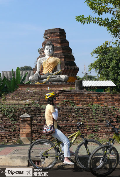 泰北清盛的單車行程可從古蹟寺廟一路看到金三角。