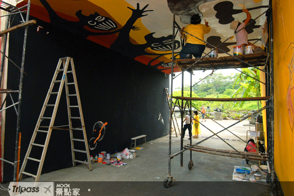 藝術長廊是台灣年輕藝術家創作園地。(圖片提供／朱銘美術館)