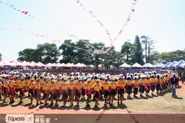 高聲歡唱的豐年祭活動