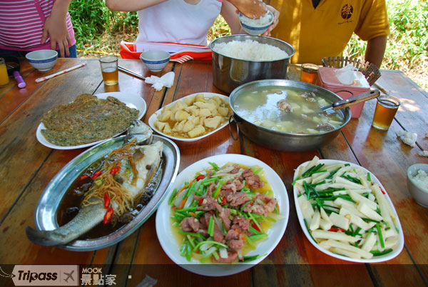 澎湃的綠竹筍大餐。圖片提供/安全農業入口網