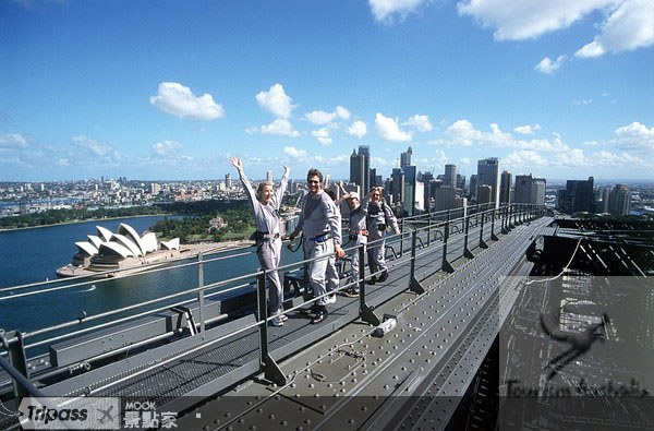 廣受歡迎的攀爬雪梨大橋活動。圖片提供/澳洲旅遊局