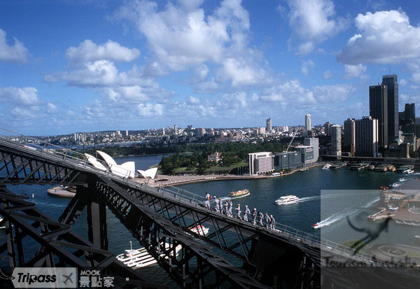 雪梨港大橋是全世界最大的鋼鐵拱橋。圖片提供/澳洲旅遊局