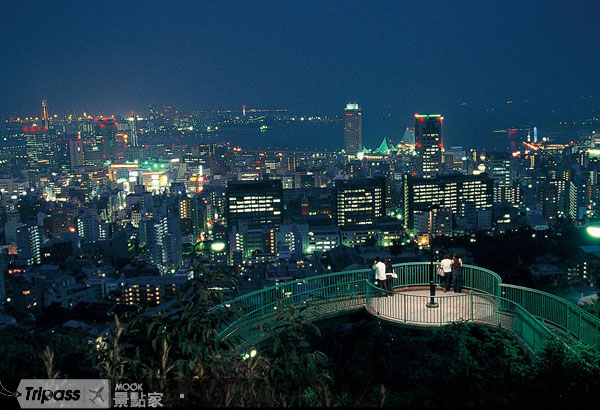 浪漫的神戶港灣夜景