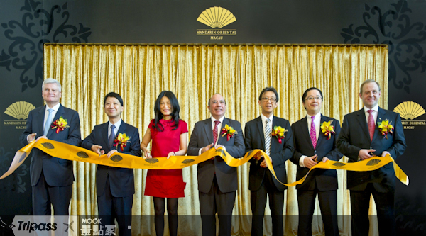 文華東方酒店的開幕剪綵儀式。圖片提供/澳門旅遊局