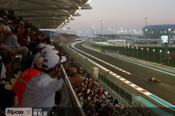 F1比賽是全世界關注的重要盛事。圖片提供/阿布達比GP
