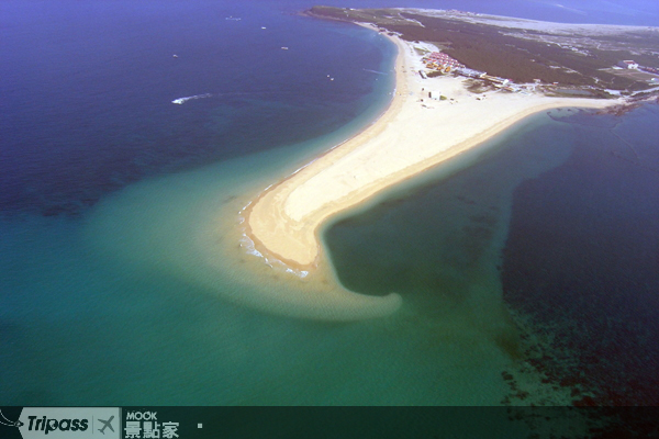 吉貝沙尾。（圖片提供／澎湖國家風景區）