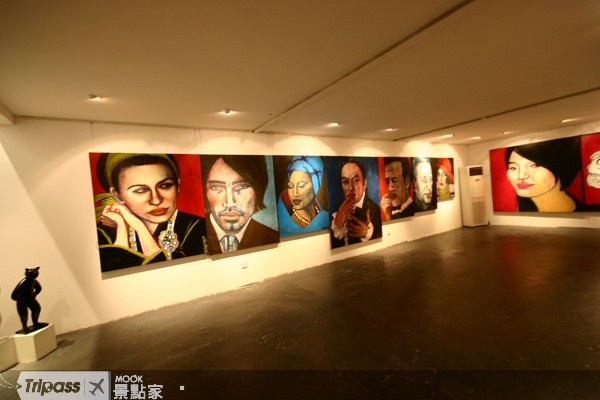 莫干山M50創意園區展示的藝術品價值不斐。