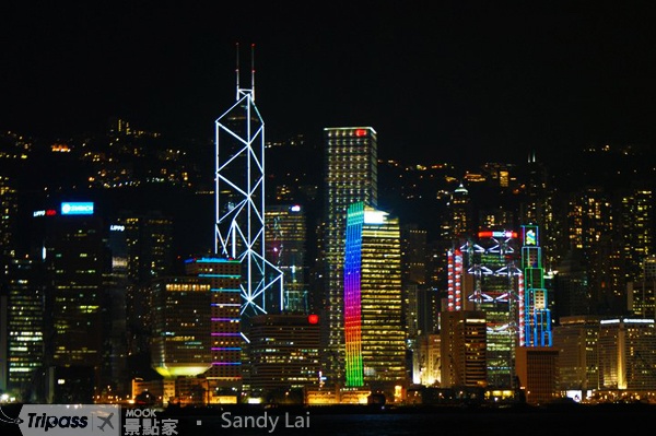 香港著名的浪漫夜景。
