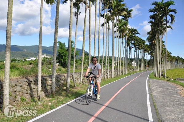 關山自行車道規畫完善，沿途風光能盡賞台東美景。（攝影／景點家李欣怡）