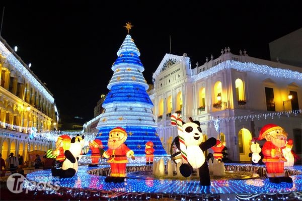 聖誕氣息已開始在澳門蔓延開來了。（圖片提供／澳門旅遊局台灣推廣代表處）