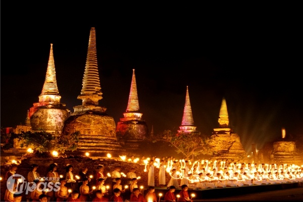 泰國大城府將在2月10日到19日，舉辦一年一度的「大城府世界遺址及紅十字節」慶祝活動。（圖片提供／泰國觀光局）