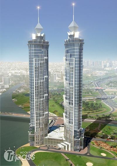 繼828米高的杜拜塔（Burj Khalifa）摩天大樓，馬奎斯JW萬豪酒店以「最高飯店建築」之名，號召世界旅人。此為設計模擬圖。（圖片提供／嘉希傳訊）