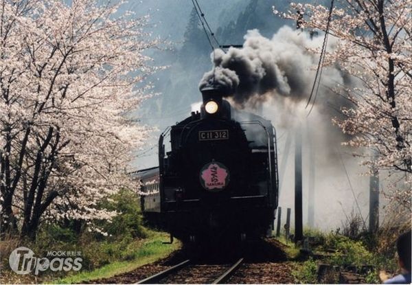 透過鐵道行進，可以發掘另一種賞櫻樂趣。（圖片提供／日本交流協會台北事務所）