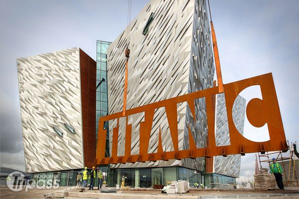已於今（2012）年開幕的鐵達尼號紀念館（Titanic Belfast），開始陸續推出相關慶祝活動。（圖片提供／英國旅遊局）