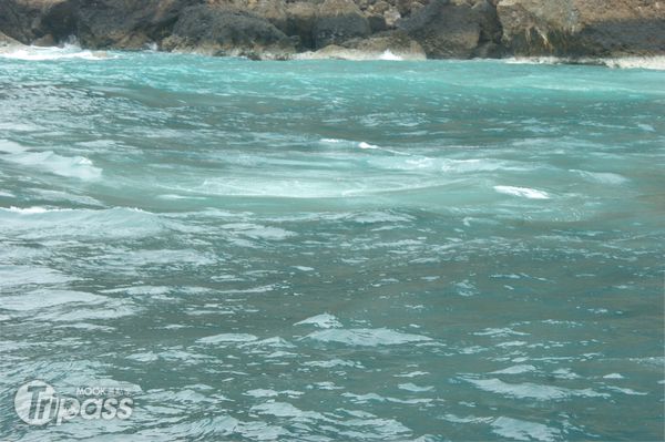 海底湧泉是龜山島周邊的特殊景象。（攝影／景點家魏汝蔚）