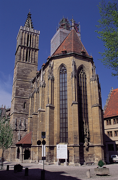 聖雅各教堂是典型的哥德式建築。（圖片提供／墨刻編輯部）