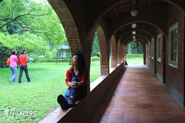 山林巷原始紅磚建築現為員工宿舍。（攝影／景點家李欣怡）