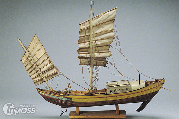 「自由中國號」帆船模型。（圖片提供／國立歷史博物館）