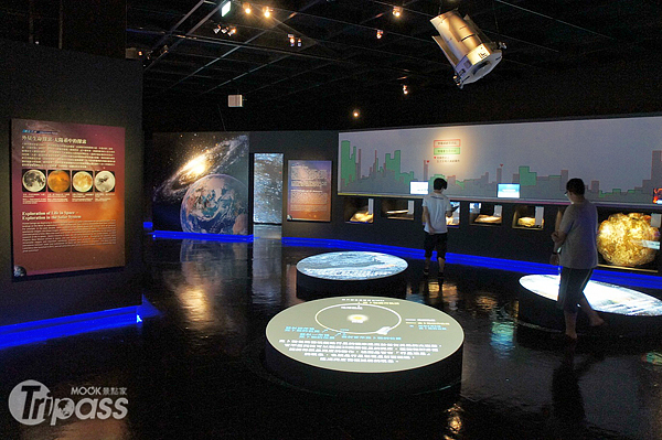 第一特展室將以太陽系為主題，說明天體、和地表隕石的關連性。（圖片提供／國立自然科學博物館）