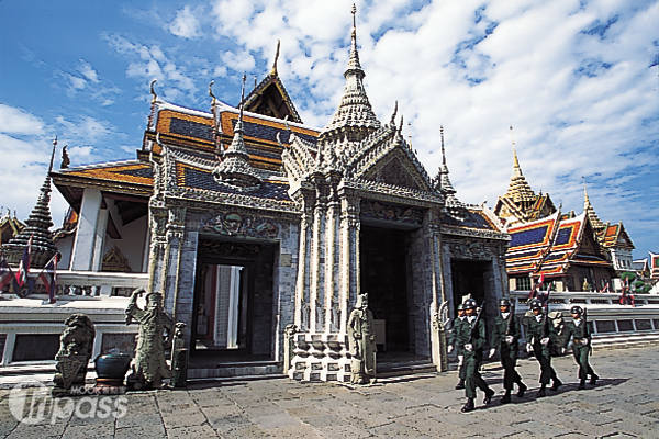 來到泰國必遊的大皇宮，千萬不可錯過。（圖片提供／墨刻編輯部）