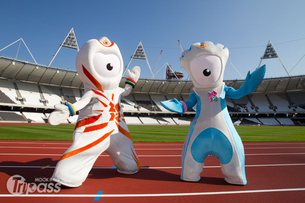 圖左為2012倫敦殘奧吉祥物「Mandeville」。（圖片提供／London 2012）