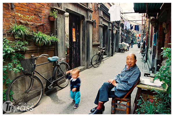 承載上海市民記憶的石庫門里弄。（圖片提供／台灣博物館）