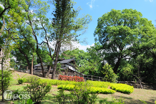 一滴水紀念館為蒼翠綠意所環抱，頗有日本鄉間之美。（攝影／MOOK景點家旅遊生活網陳冠鑫）