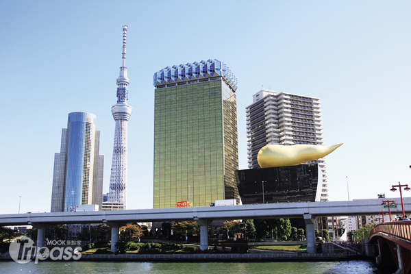 日本東京的晴空塔完工後，成為東京地區最新旅遊景點。（圖片提供／墨刻編輯部）