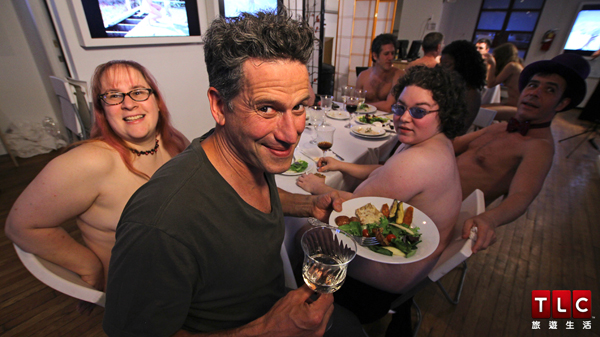 紐約市的裸體餐廳也進入全球怪餐廳名單中。（圖片提供／TLC旅遊生活頻道）