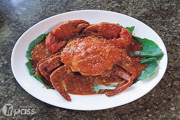 滋味香辣的螃蟹，令人忍不住多扒兩碗飯。（圖片提供／墨刻編輯部）