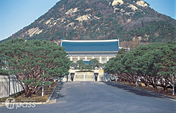 青瓦台為韓國總統官邸，因其青色屋簷得名。（圖片提供／墨刻編輯部）