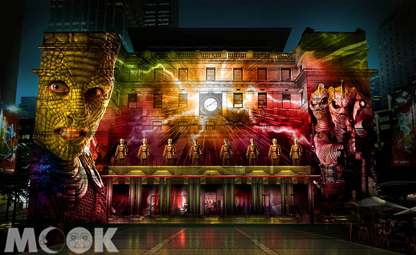 來自各地的精彩燈光創作，豐富了雪梨的夜生活。（圖片來源／Vivid Sydney官網）