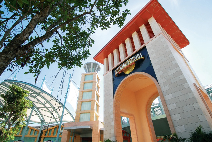 新加坡環球影城位於聖淘沙雲頂世界，有著許多專為新加坡量身打造的設施等著遊客體驗。（圖片提供／墨刻編輯部）
