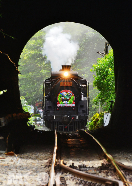 國寶級蒸汽火車DT668是台鐵史上最大噸位蒸汽火車，有蒸汽火車國王稱號。（圖片提供／南投縣政府觀光處）