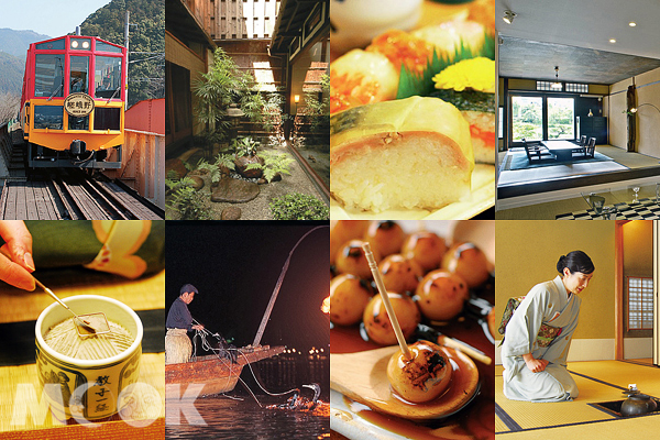 從傳統香道、茶道、美食和入住藝妓的家，以五感體驗最在地的京都味。（圖片提供／墨刻編輯部）