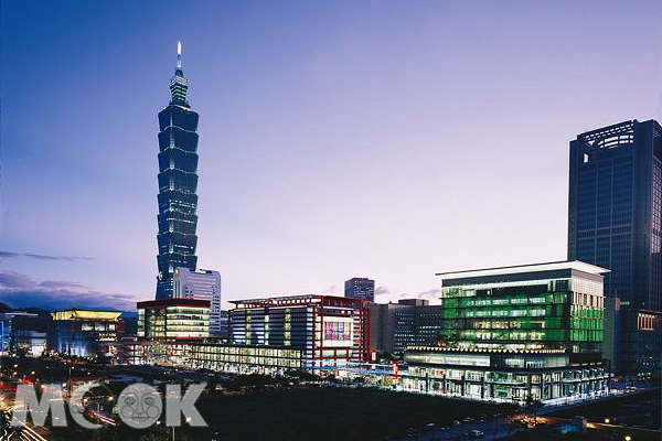 台北101被選為世界25座最具指標性的摩天大樓。（圖片提供／墨刻編輯部）