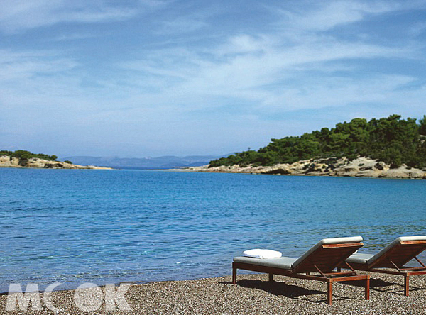 讓愛琴海美景，療癒旅人的疲憊。（圖片提供／Amanzoe）