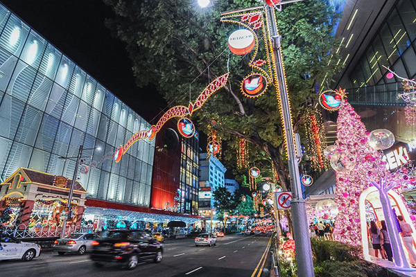 烏節路的聖誕燈海將在週末點燈。（圖片來源／取自www.orchardroad.org官網）