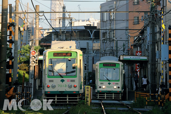 都電荒川線是東京唯二被保留的路面電車之一。（圖片提供／墨刻編輯部）