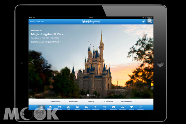 美國佛羅里達州的華特迪士尼世界度假區推出完整的APP導覽─My Disney Experience – Walt Disney World。（圖片提供／墨刻編輯部）
