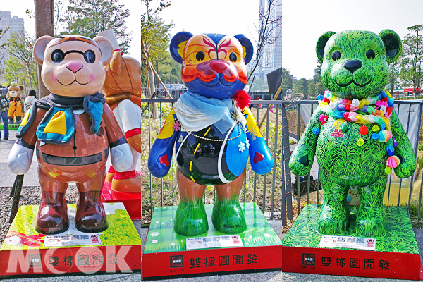 泰迪熊熱持續延燒，即日起至2月16日在秋紅谷三A.House將舉辦「三熊開泰 歡迎來台中過年」泰迪熊深度展覽。（攝影／陳冠鑫）