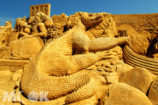 精美的沙雕作品讓人嘆為觀止。（圖片提供／澳洲昆士蘭州旅遊暨活動推廣局）