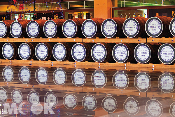 酒桶是釀製威士忌的關鍵。（圖片提供／墨刻編輯部）