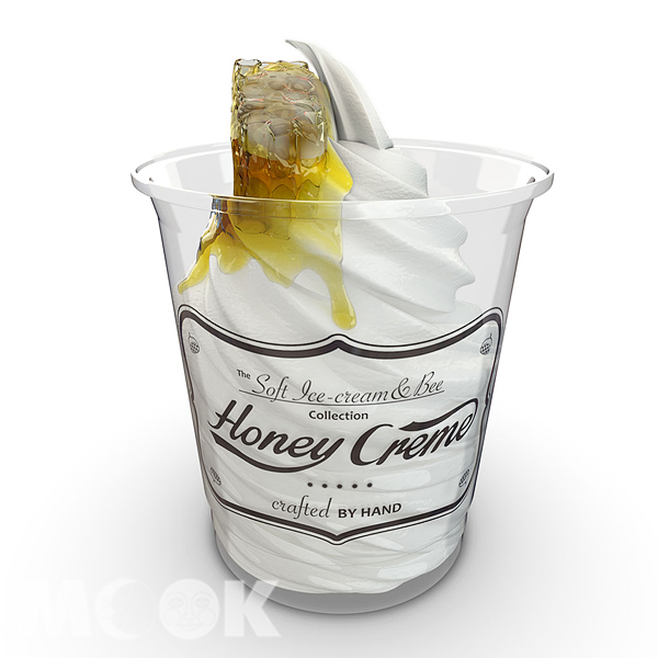 蜂巢冰淇淋是Honey Crème的招牌人氣款。（圖片提供／Honey Creme）