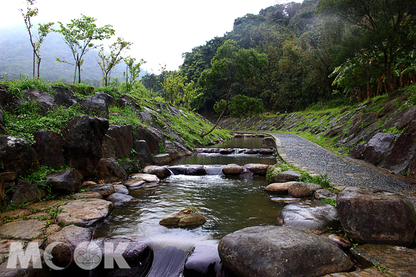 大溝溪親水綠景、流水潺潺。（圖片來源／台北市政府工務局官網）